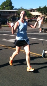 Here's our RMR gal Carly rockin' her favorite orange Mizunos in yesterday's race!
